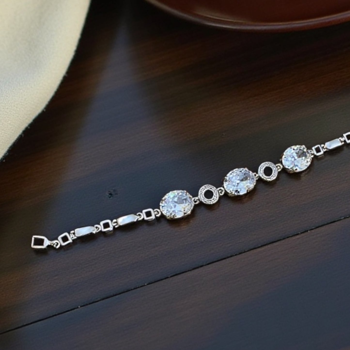 Radiant Oval Crystal Bracelet
