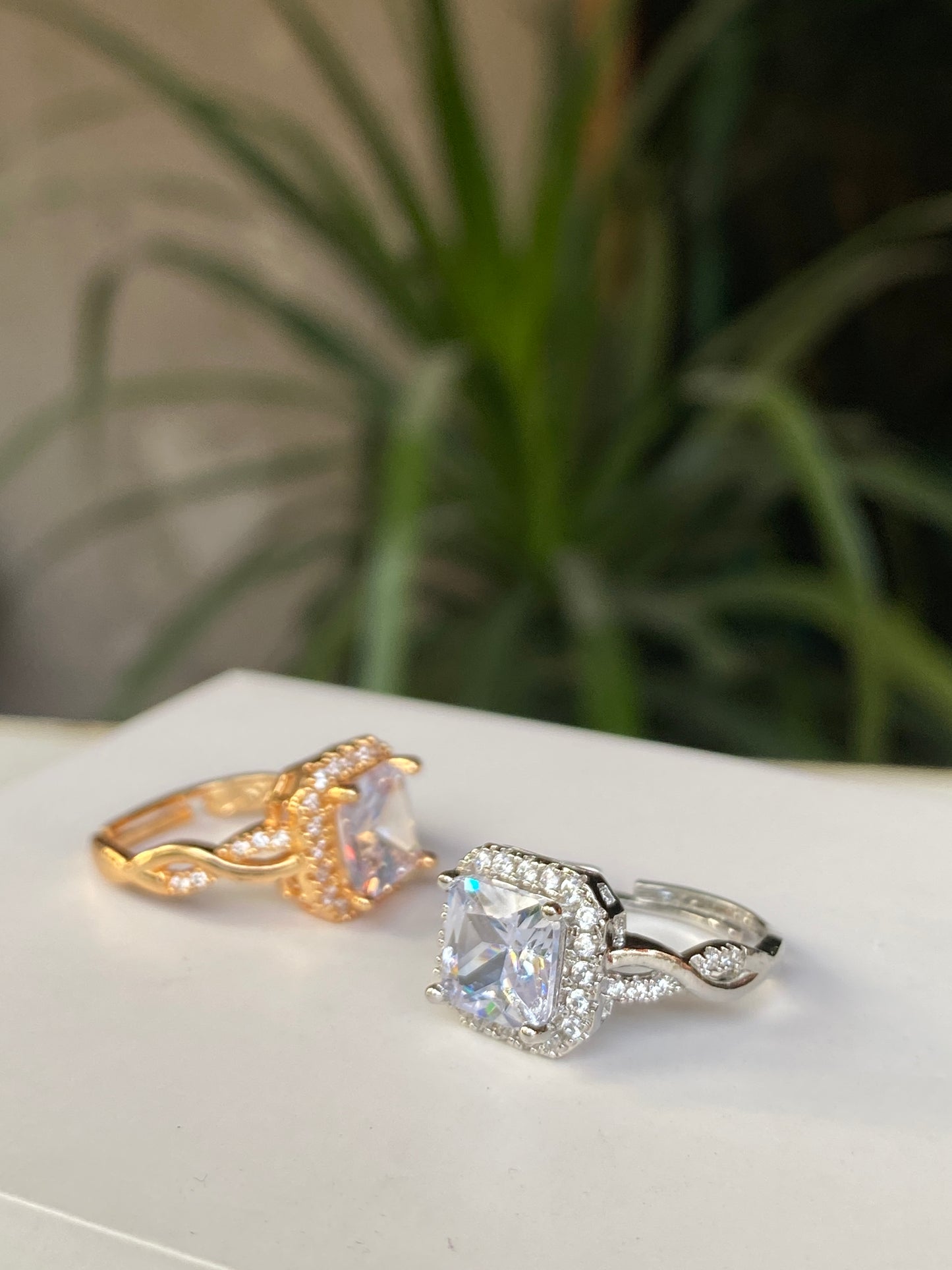 Luminous Cushion Ring