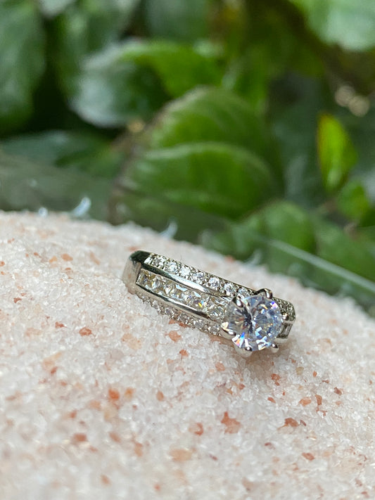 Celeste Triple Row Ring