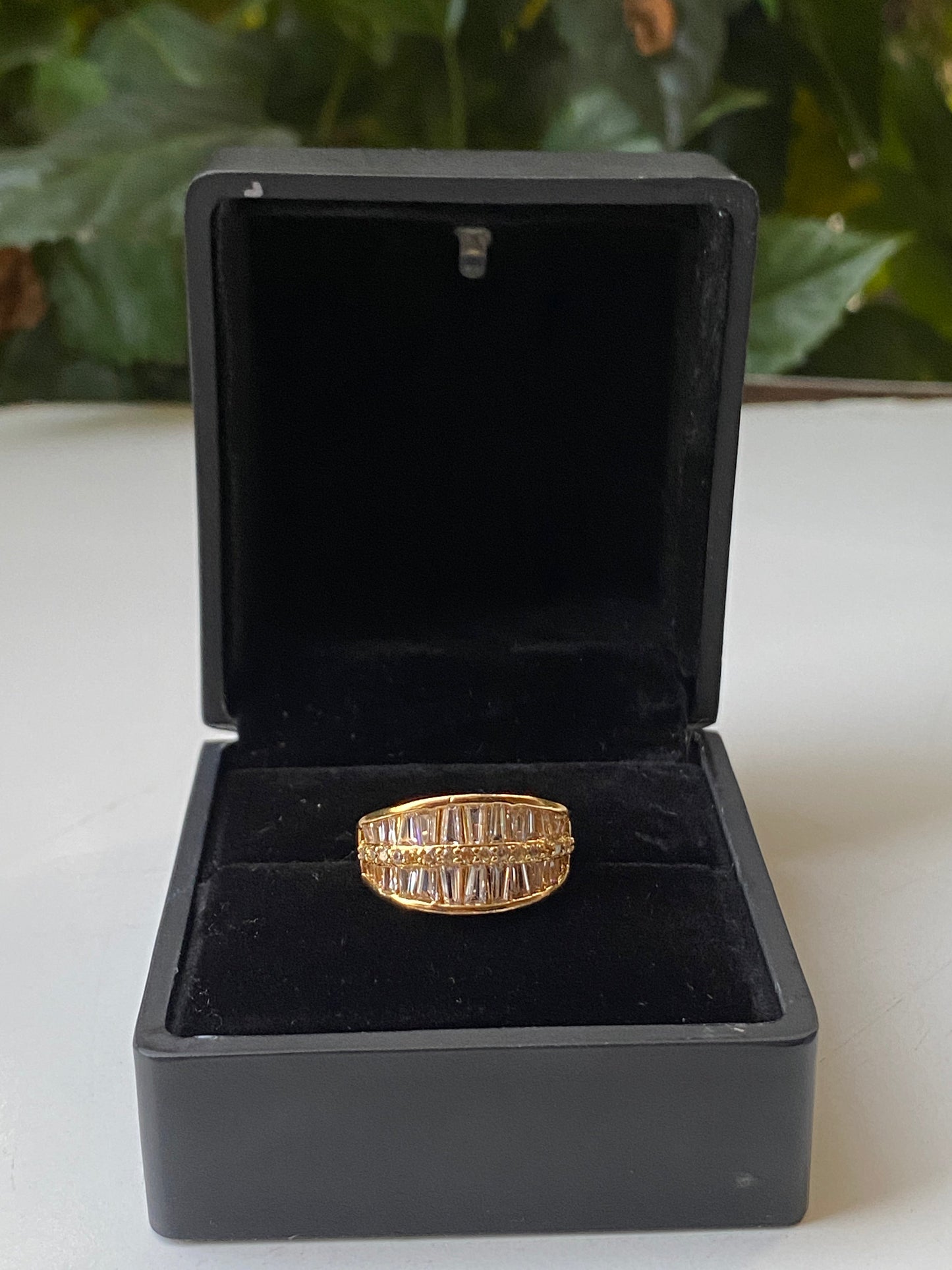 Gilded Prism Ring