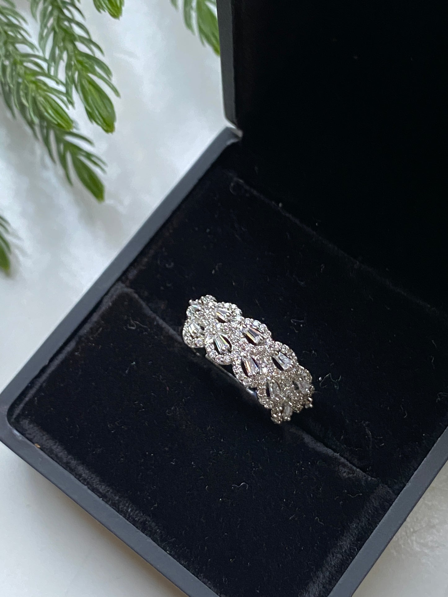 Crystal Vine Ring