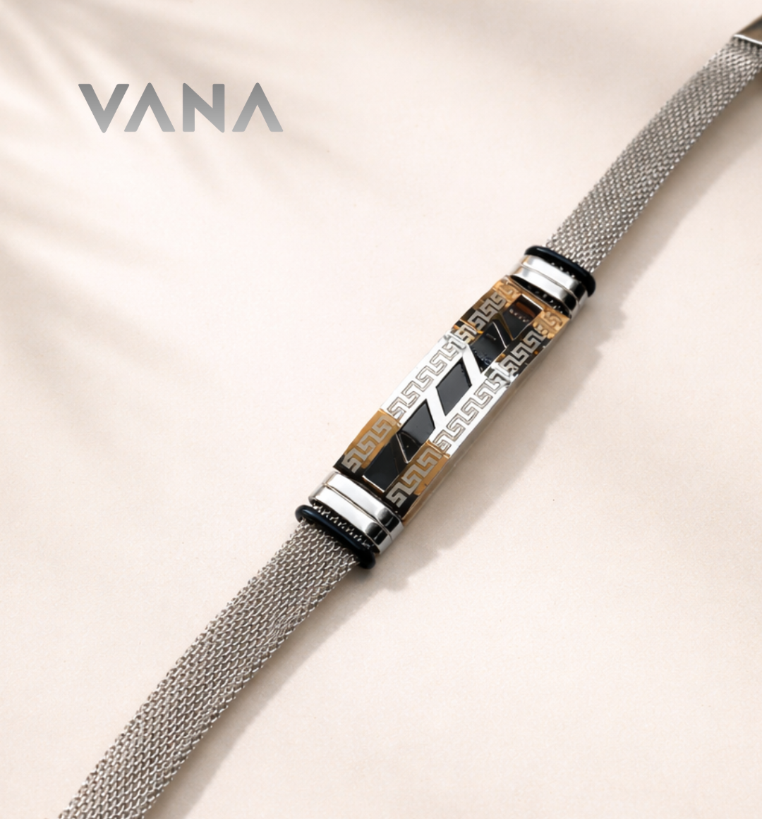 Men’s Silver Mesh Bracelet