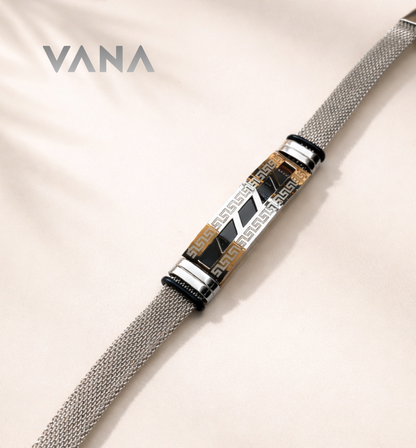 Men’s Silver Mesh Bracelet