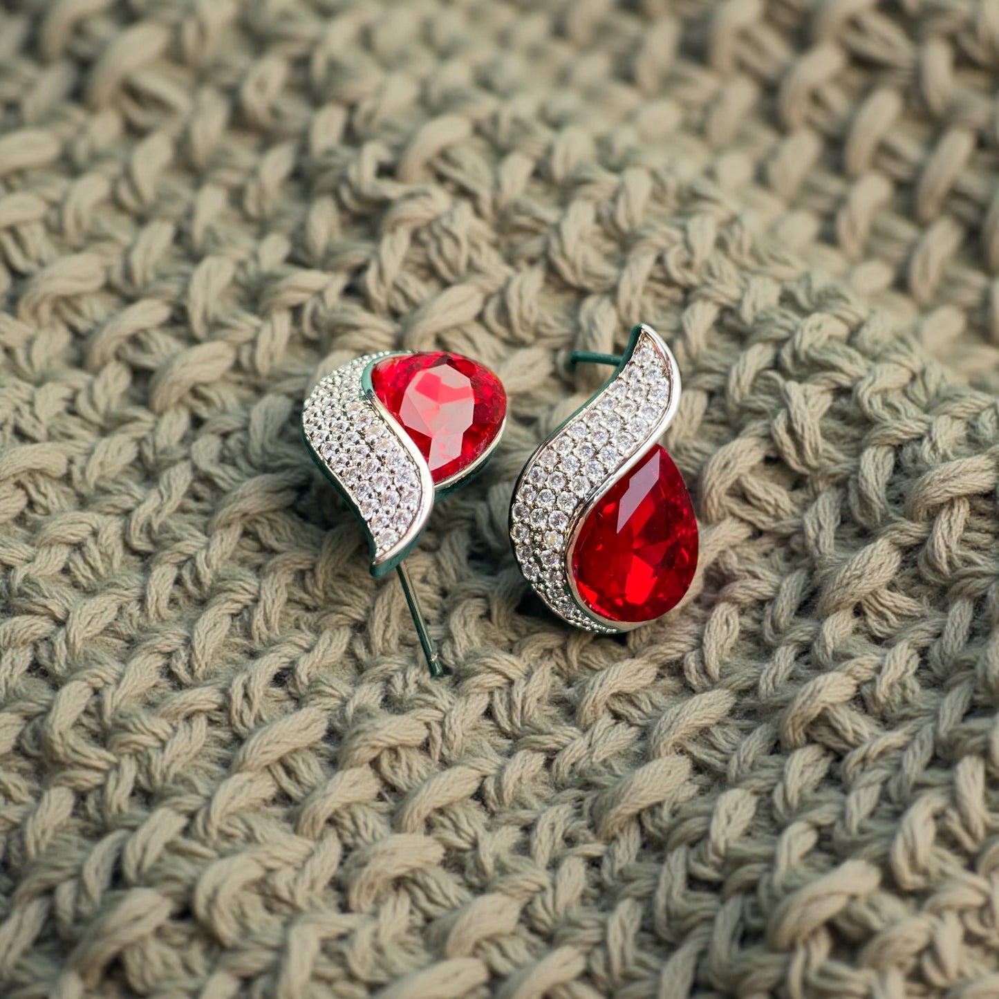 Noir Flame Earrings