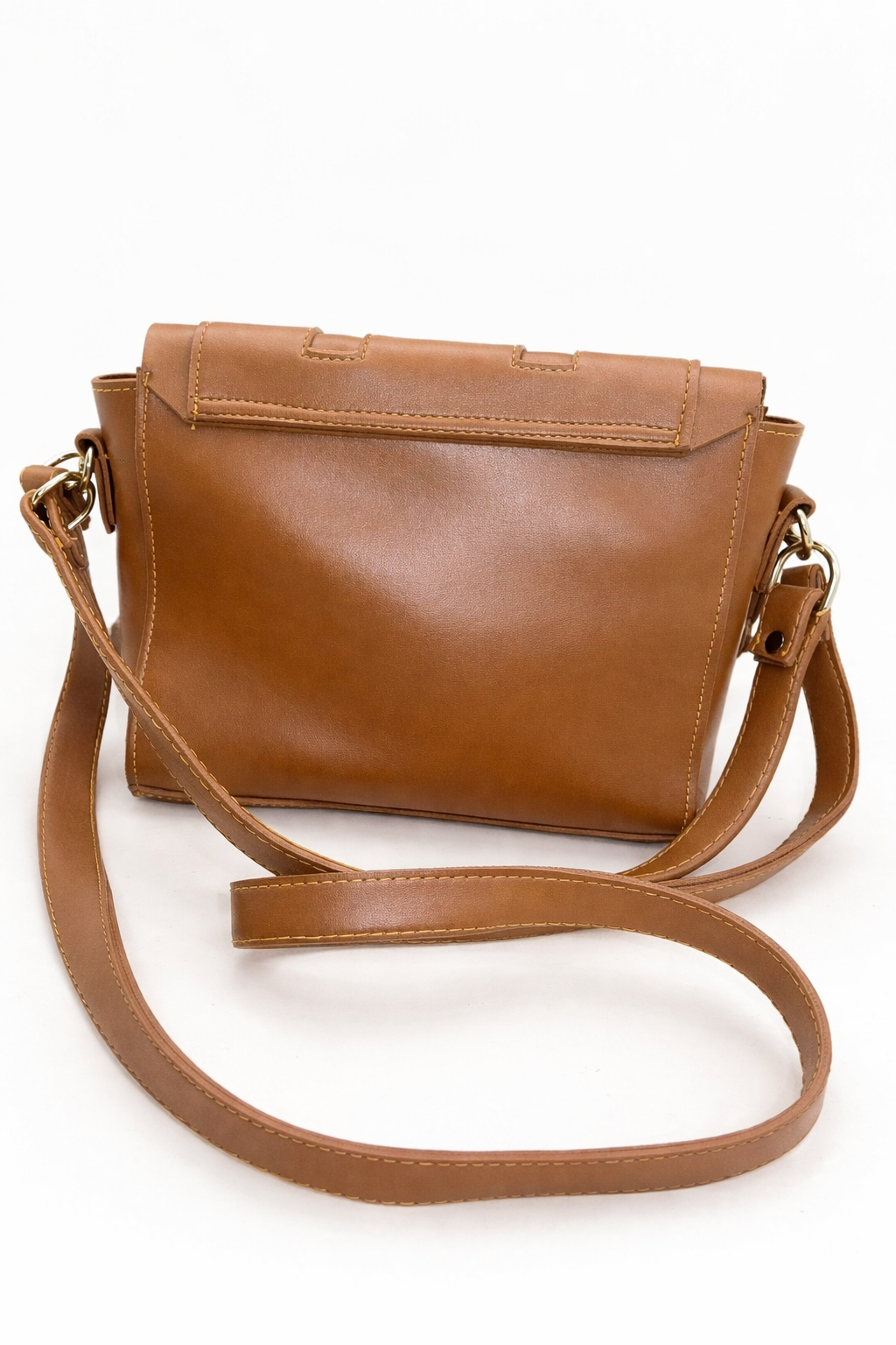 Lock Detail Crossbody Bag