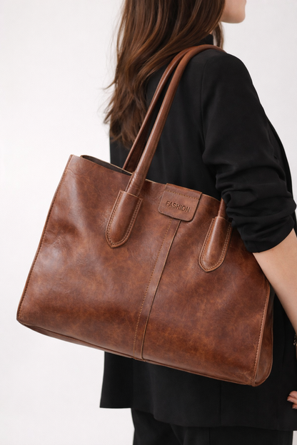 Vintage Tote & Pouch Set