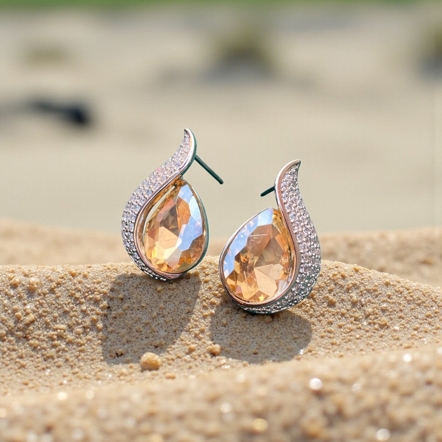 Noir Flame Earrings