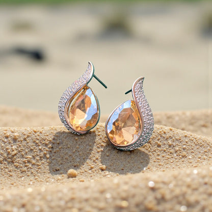 Noir Flame Earrings