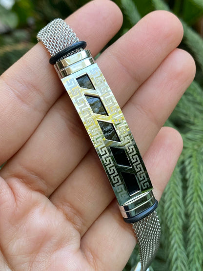 Men’s Silver Mesh Bracelet