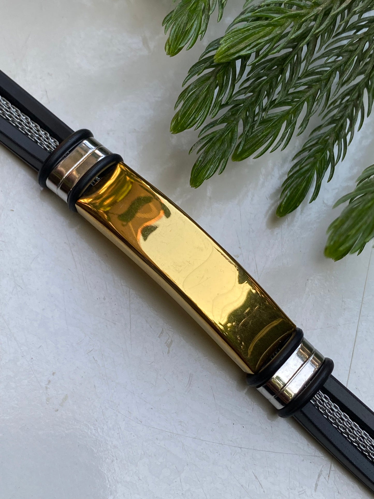 Men’s Gold Accent Bracelet