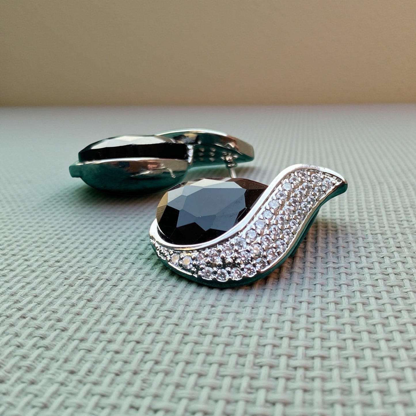 Noir Flame Earrings