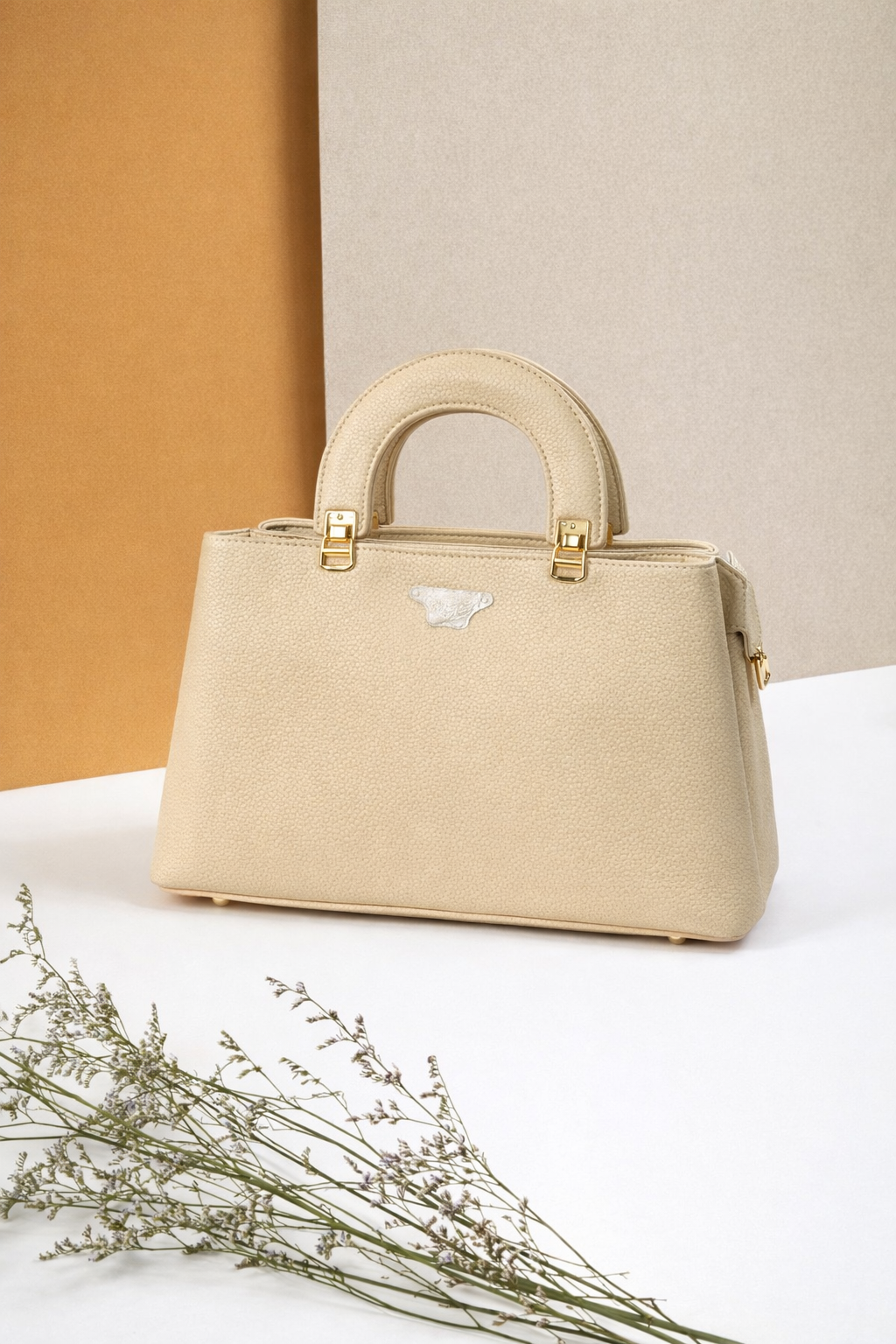 Structured Top Handle Bag
