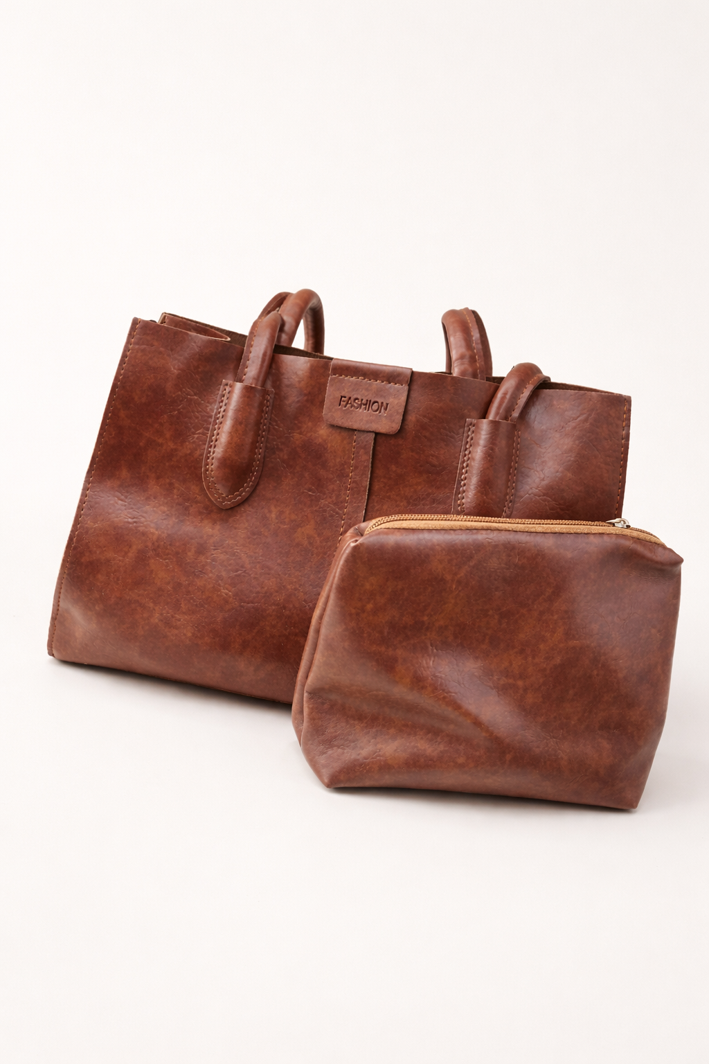 Vintage Tote & Pouch Set