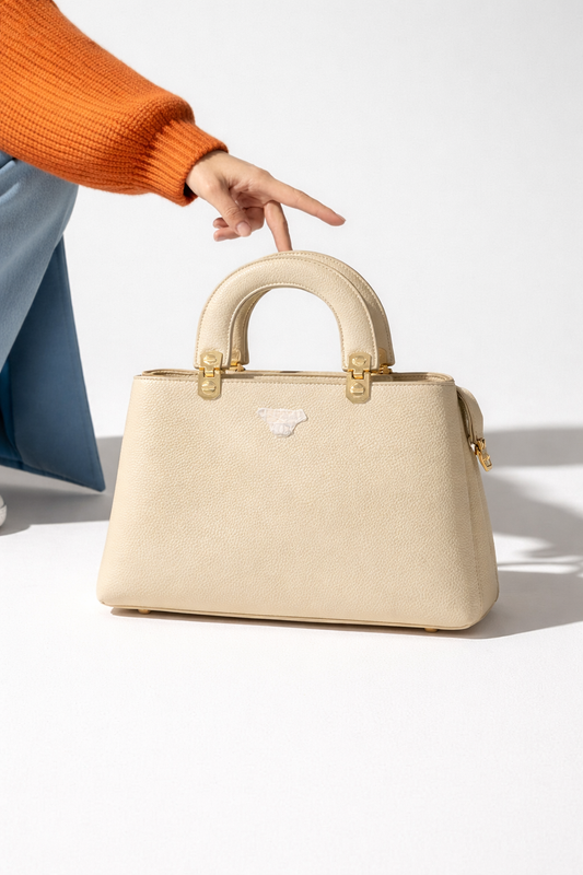 Structured Top Handle Bag