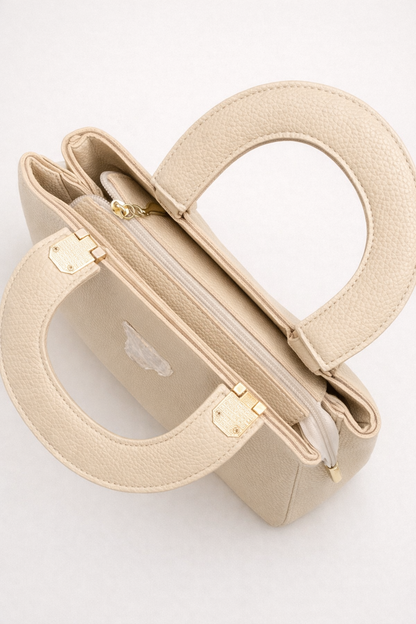 Structured Top Handle Bag
