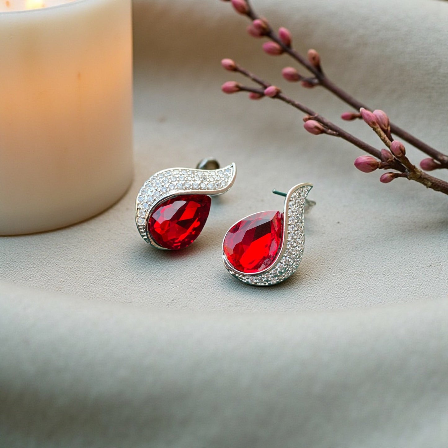 Noir Flame Earrings
