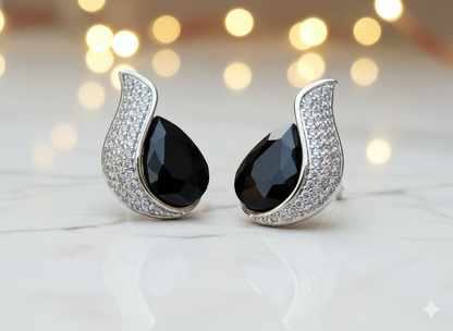 Noir Flame Earrings