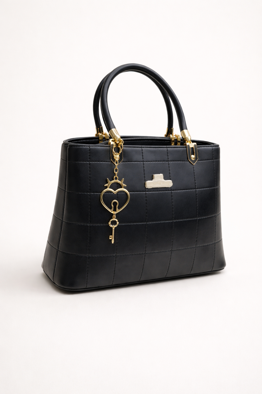 Quilted Top Handle Bag