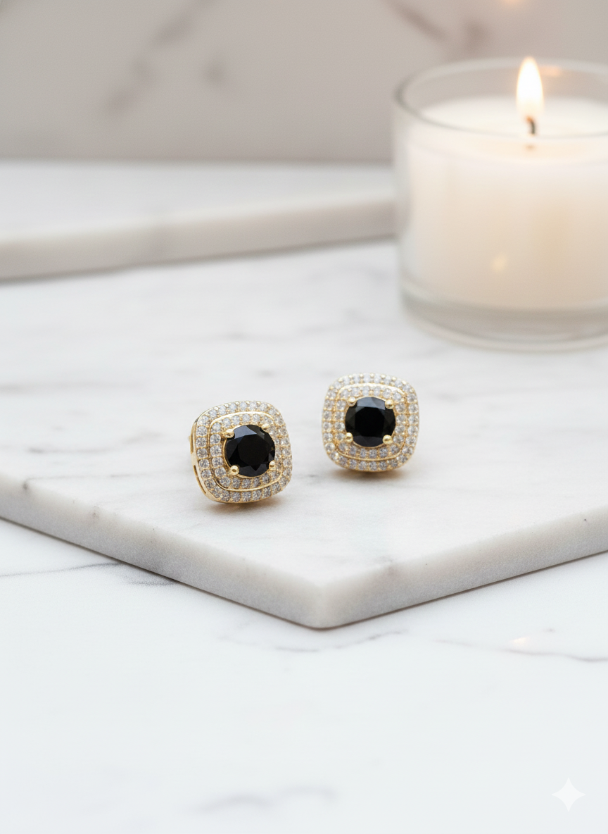 Multi Color Square Studs