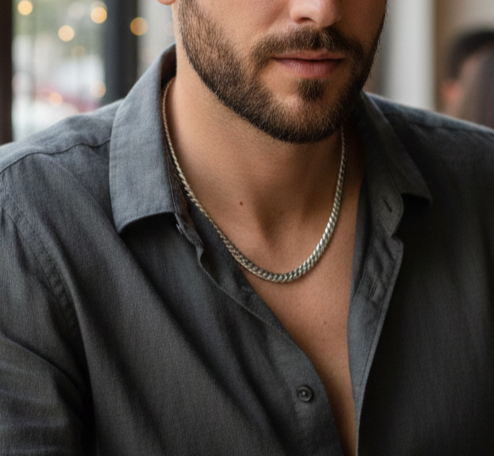 Men’s Bold Silver Chain