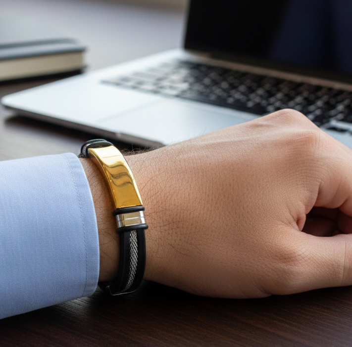 Men’s Gold Accent Bracelet