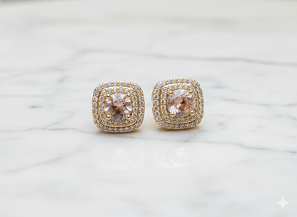 Multi Color Square Studs