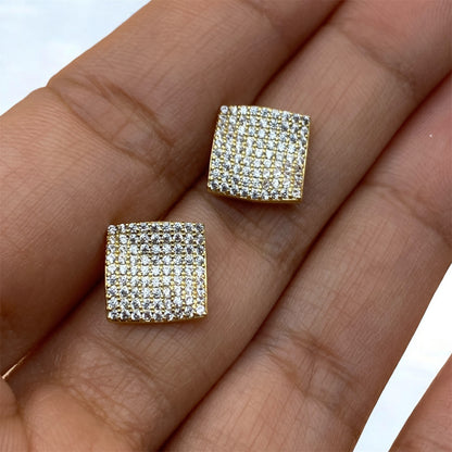Square Crystal Pendant Set