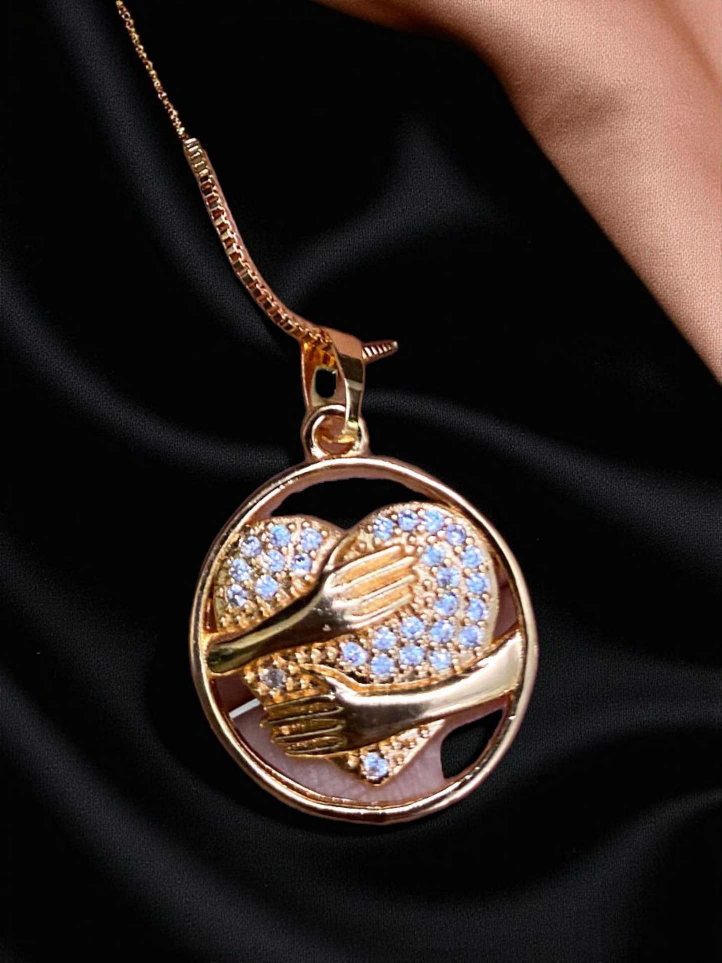 Golden Embrace Pendant