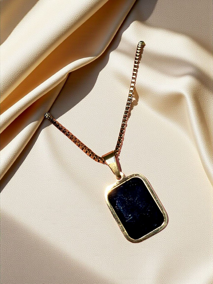 Dual-Sided Marble Pendant