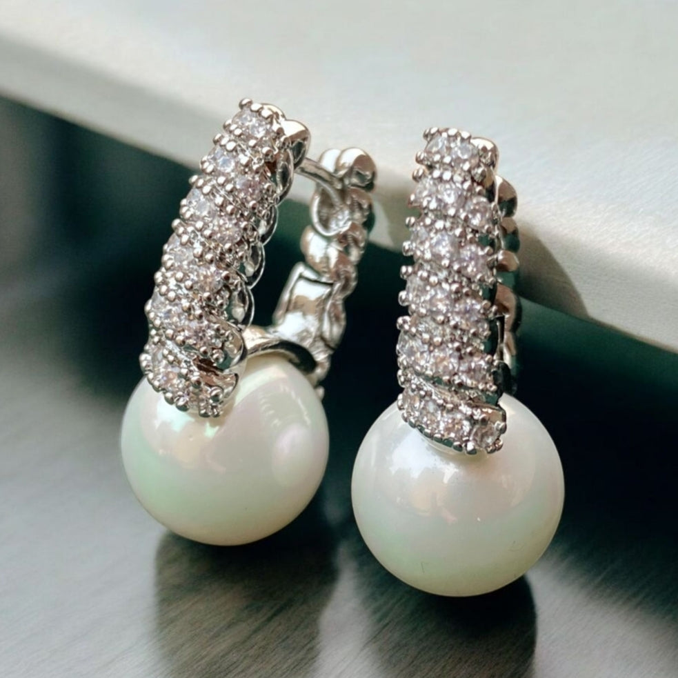 Pearl Drop Everyday Earrings