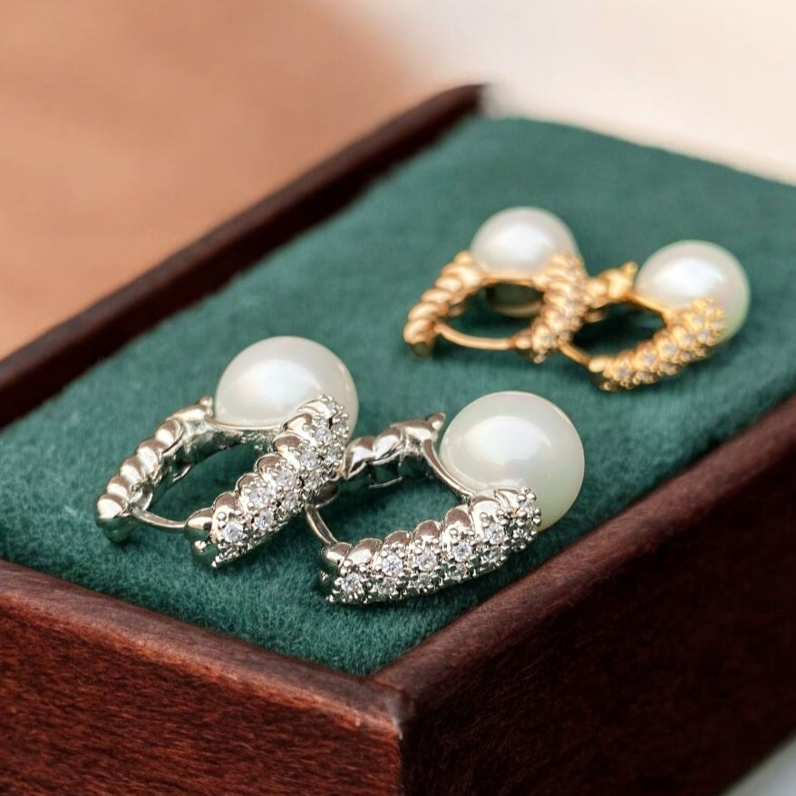 Pearl Drop Everyday Earrings