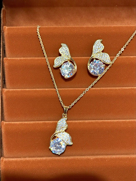 Golden Leaf Elegance Set