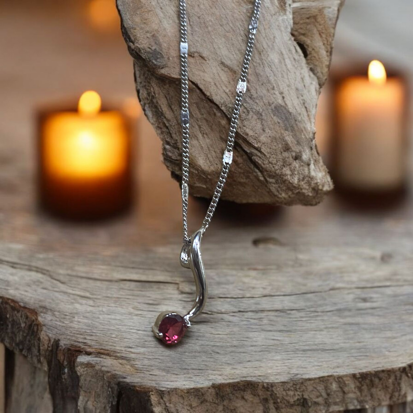 Sway Crystal Pendant Necklace