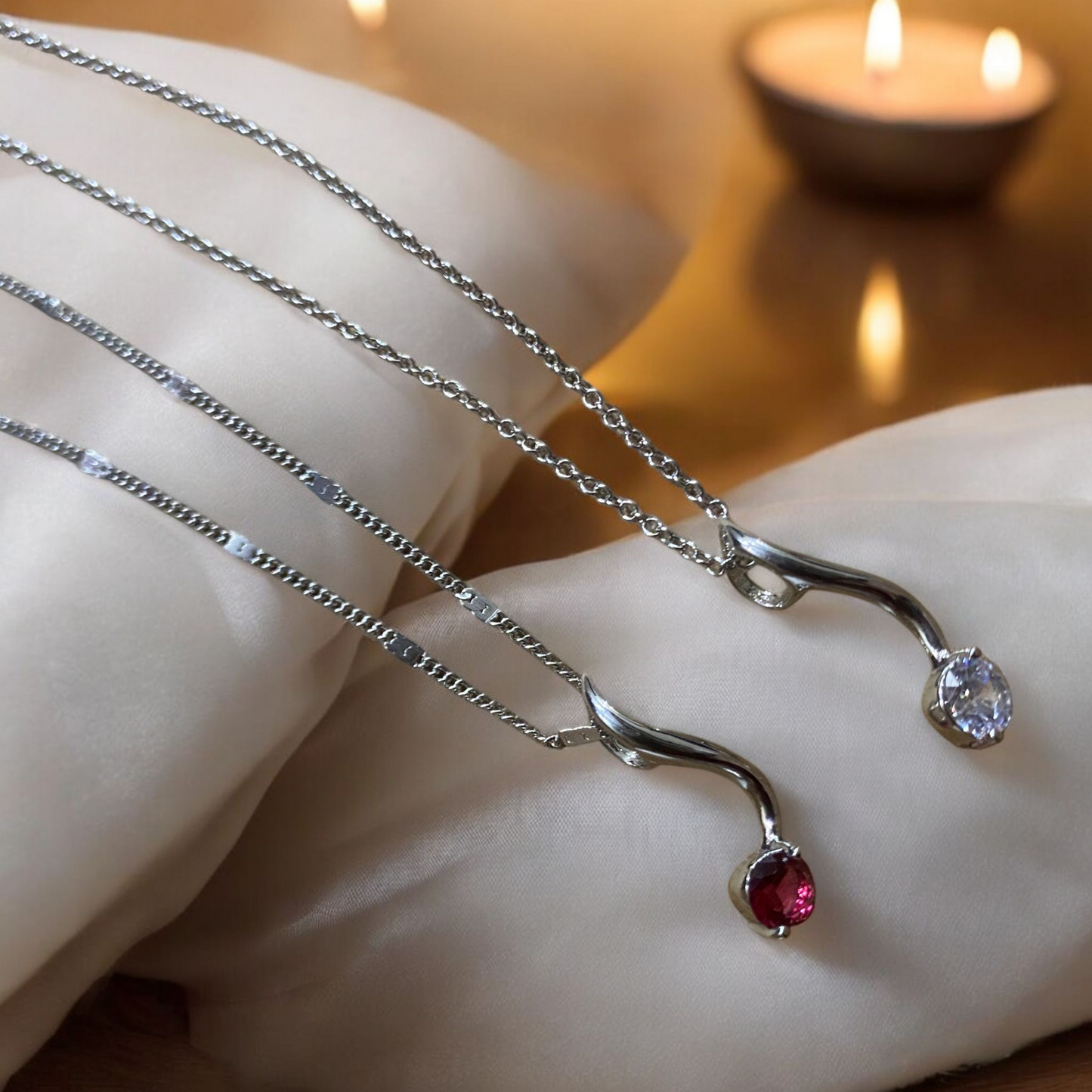 Sway Crystal Pendant Necklace