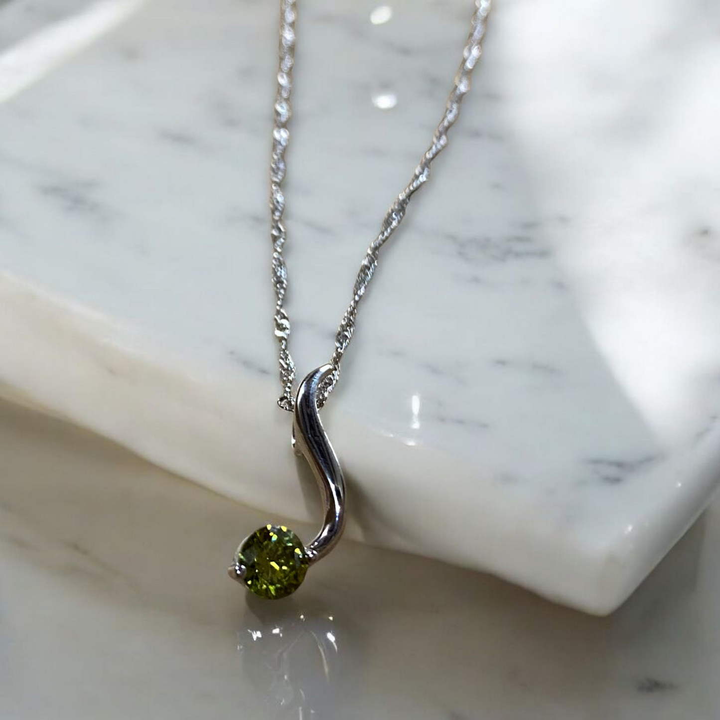 Sway Crystal Pendant Necklace
