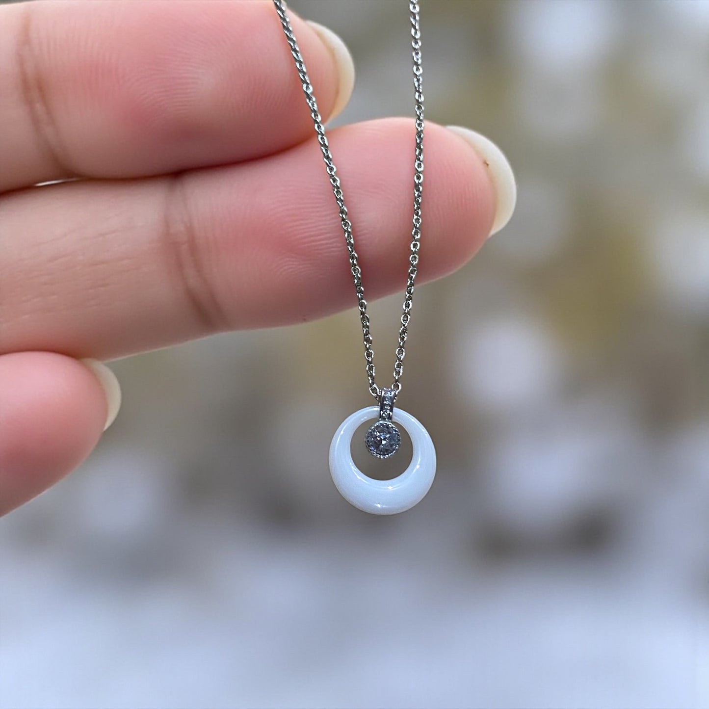 Halo Crystal Pendant