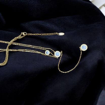 Multi Chain Golden Pendant