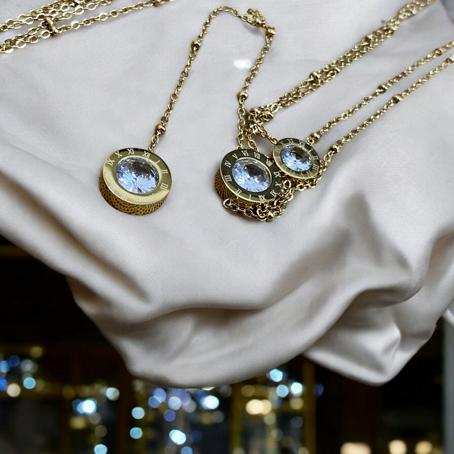 Golden Era Crystal Pendant