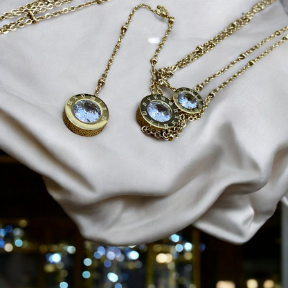 Multi Chain Golden Pendant
