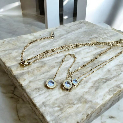 Multi Chain Golden Pendant