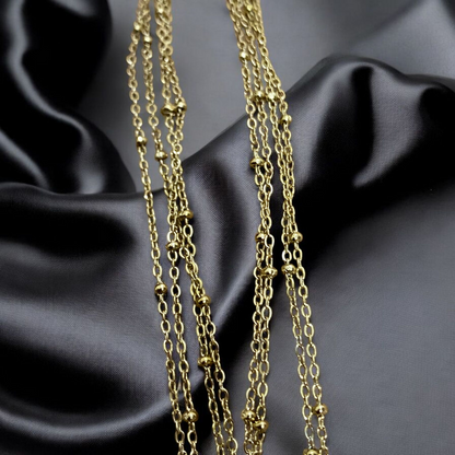 Multi Chain Golden Pendant