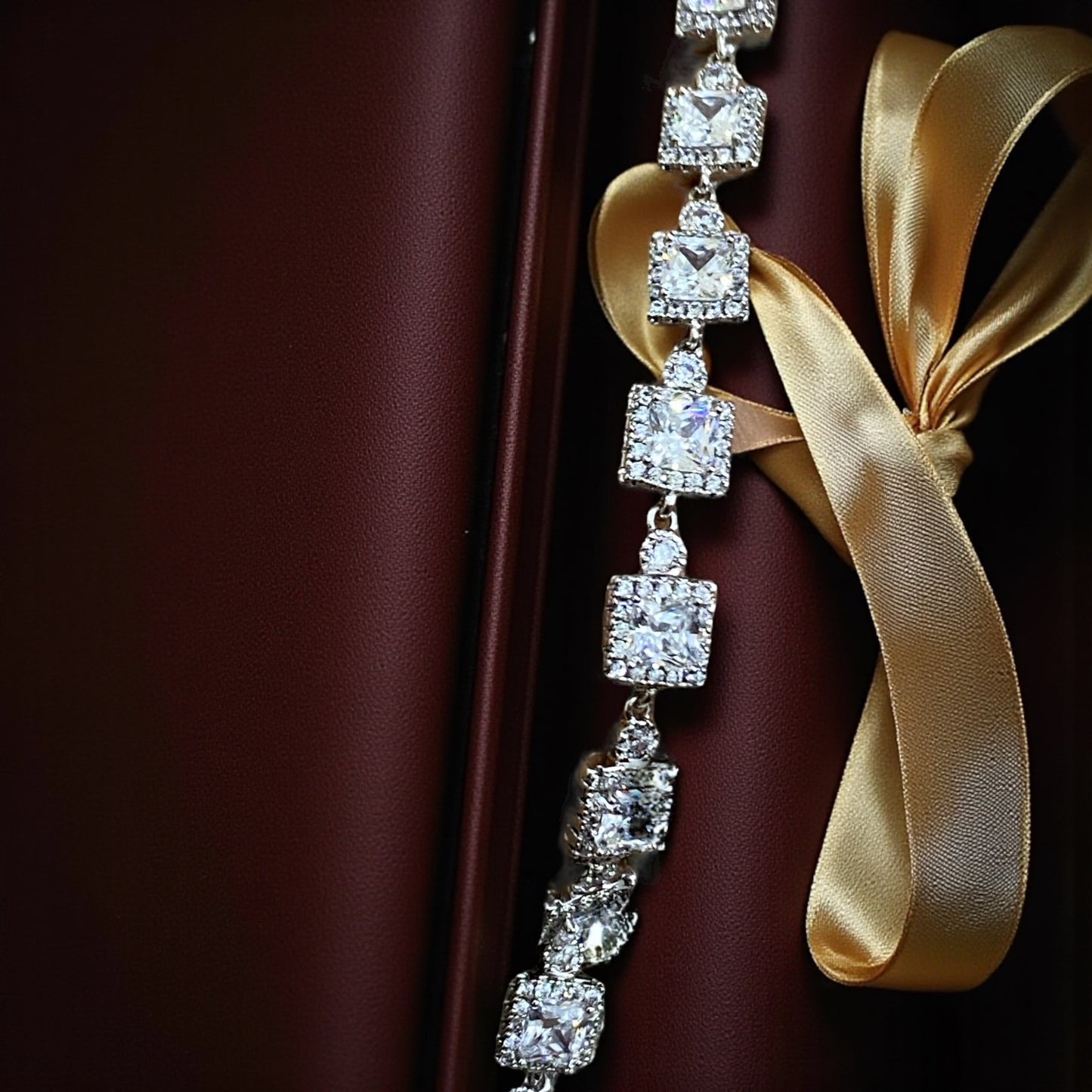 Square Radiance Tennis Bracelet