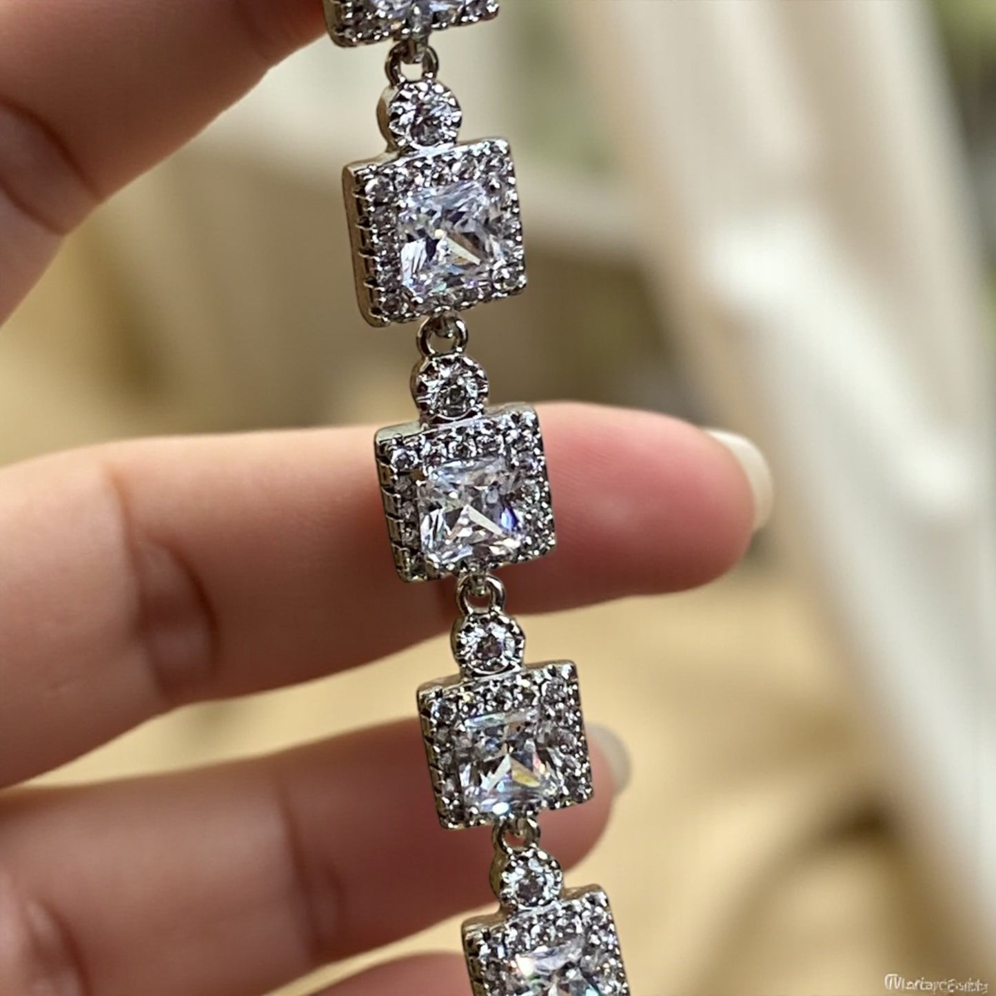 Square Radiance Tennis Bracelet