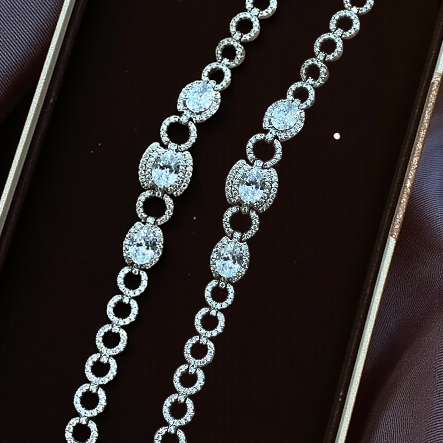 Crystal Halo Elegance Bracele