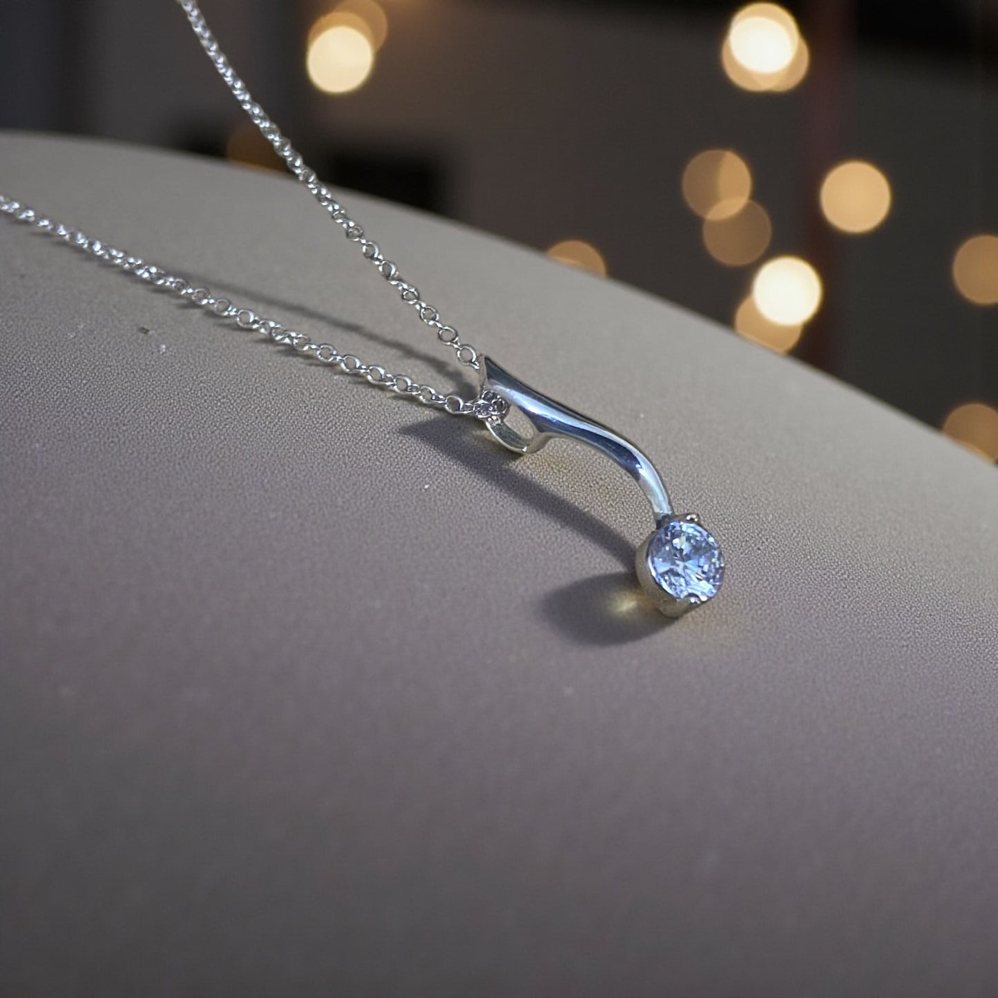 Sway Crystal Pendant Necklace