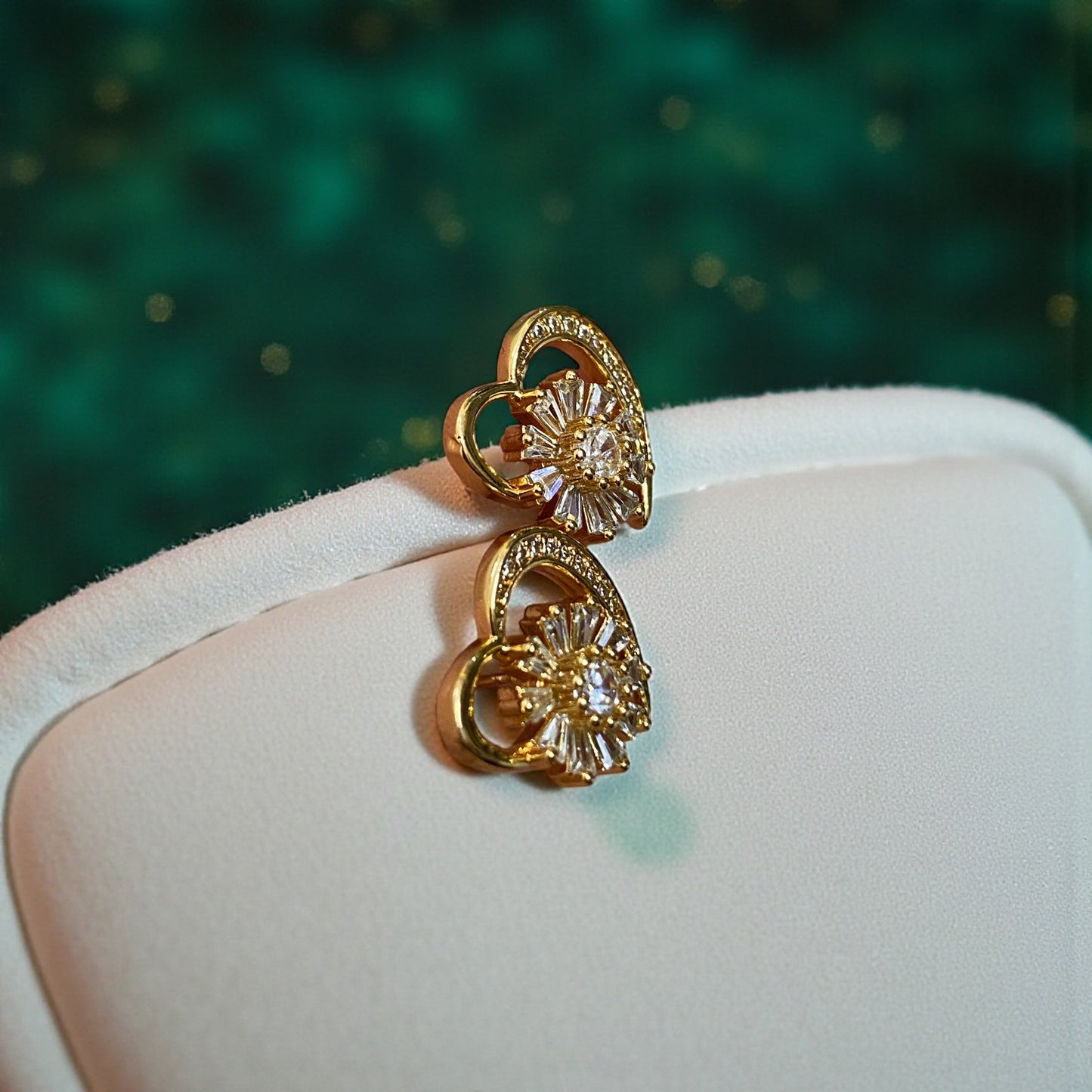 Bloom Heart Studs