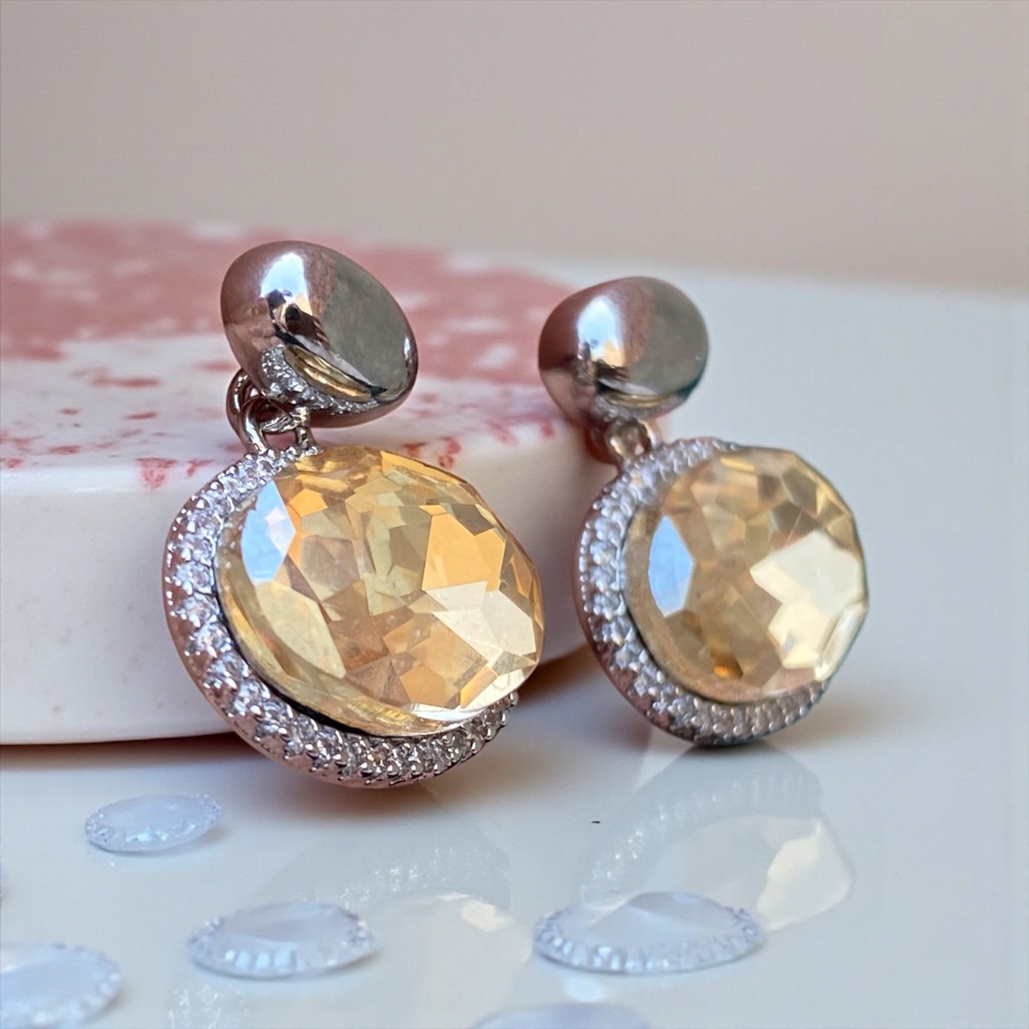 Crystal Drop Earrings