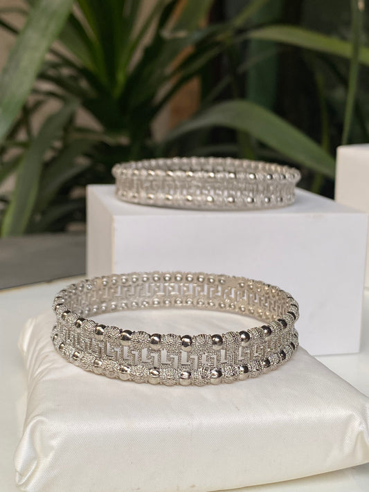 Silver Maize Bangle