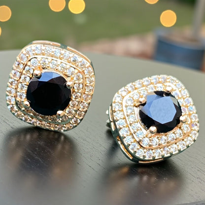 Multi Color Square Studs