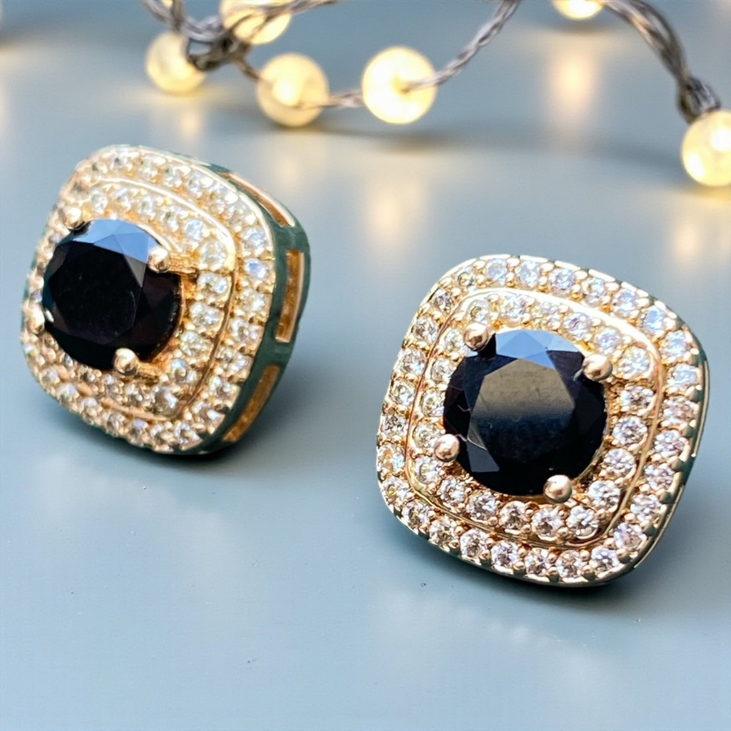 Multi Color Square Studs